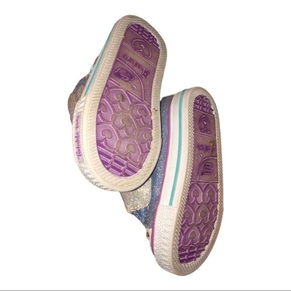 6pairs Toddler shoes-Skechers twinkle toes Minnie Mouse clogs, swim shoes sz 5/6 - Picture 15 of 16